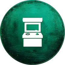 Arcade icon for midway games at haunted house Portland