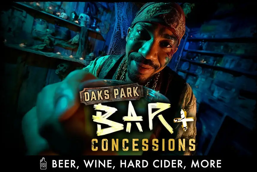 Oaks Park Bar + Concessions at haunted attraction