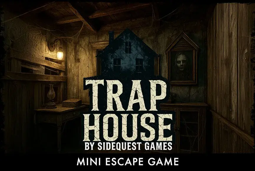 Trap House mini escape room by Sidequest Games at Scaregrounds PDX Portland